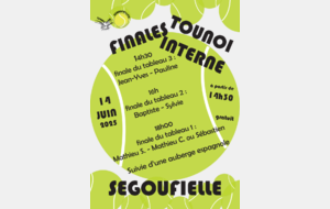 FINALES TOURNOI INTERNE